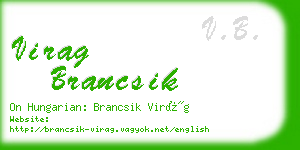 virag brancsik business card